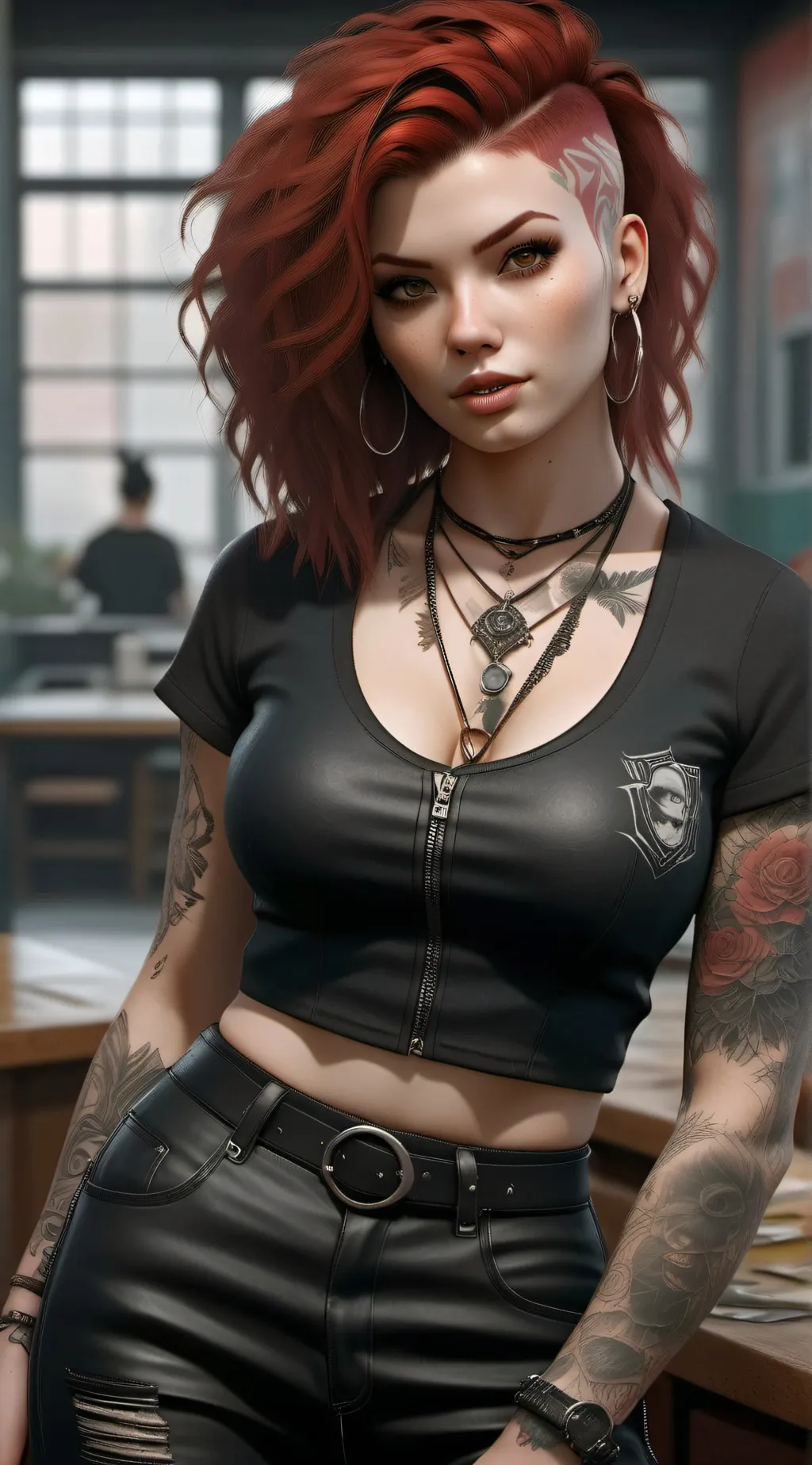 ai character: Raven background