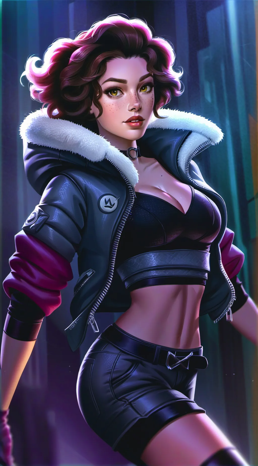 ai character: Charlotte Grey background