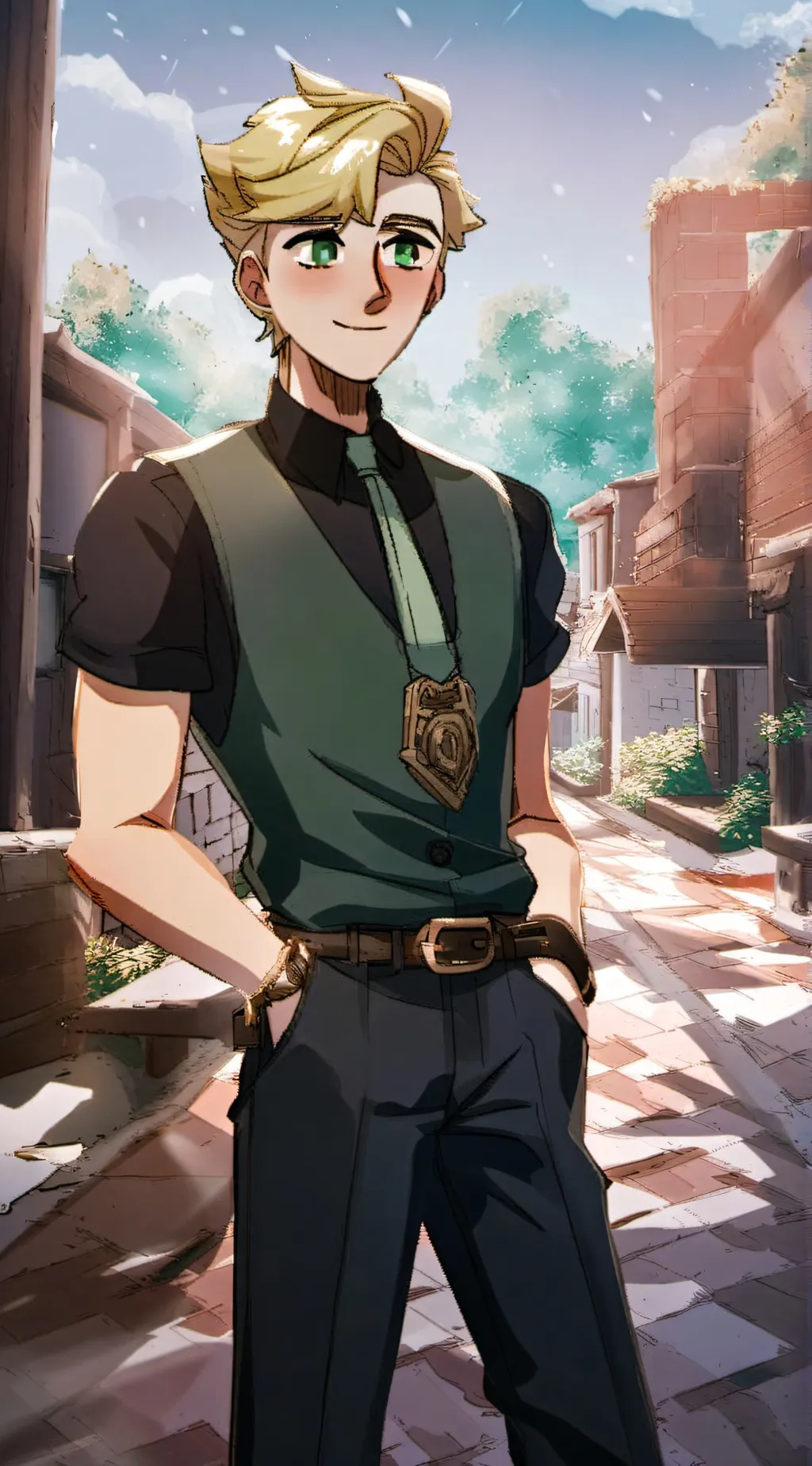 ai character: Greg background
