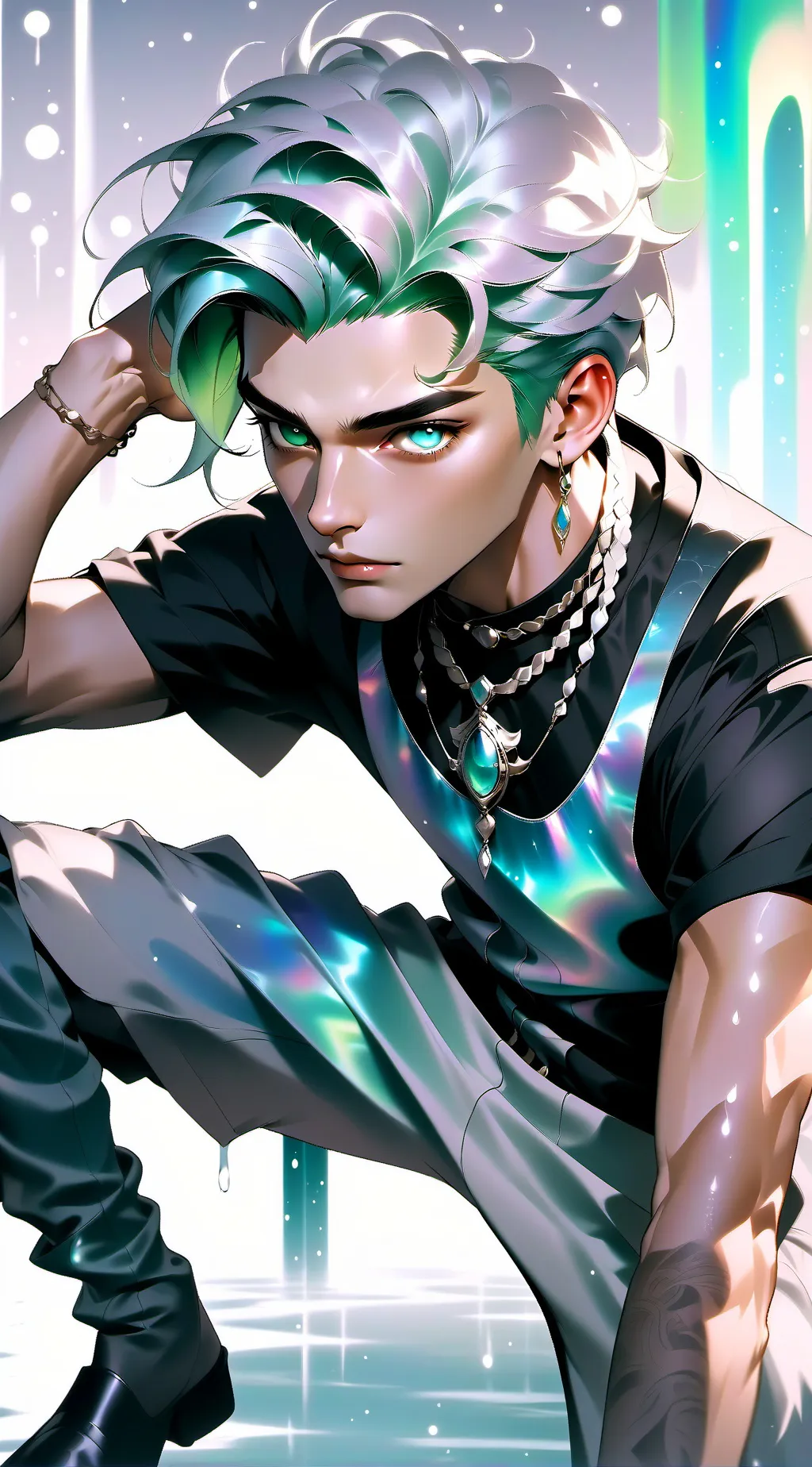 ai character: ein background