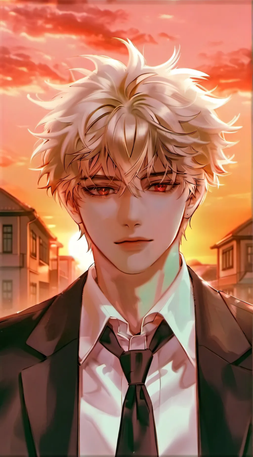 ai character: Katsuki bakugou  background