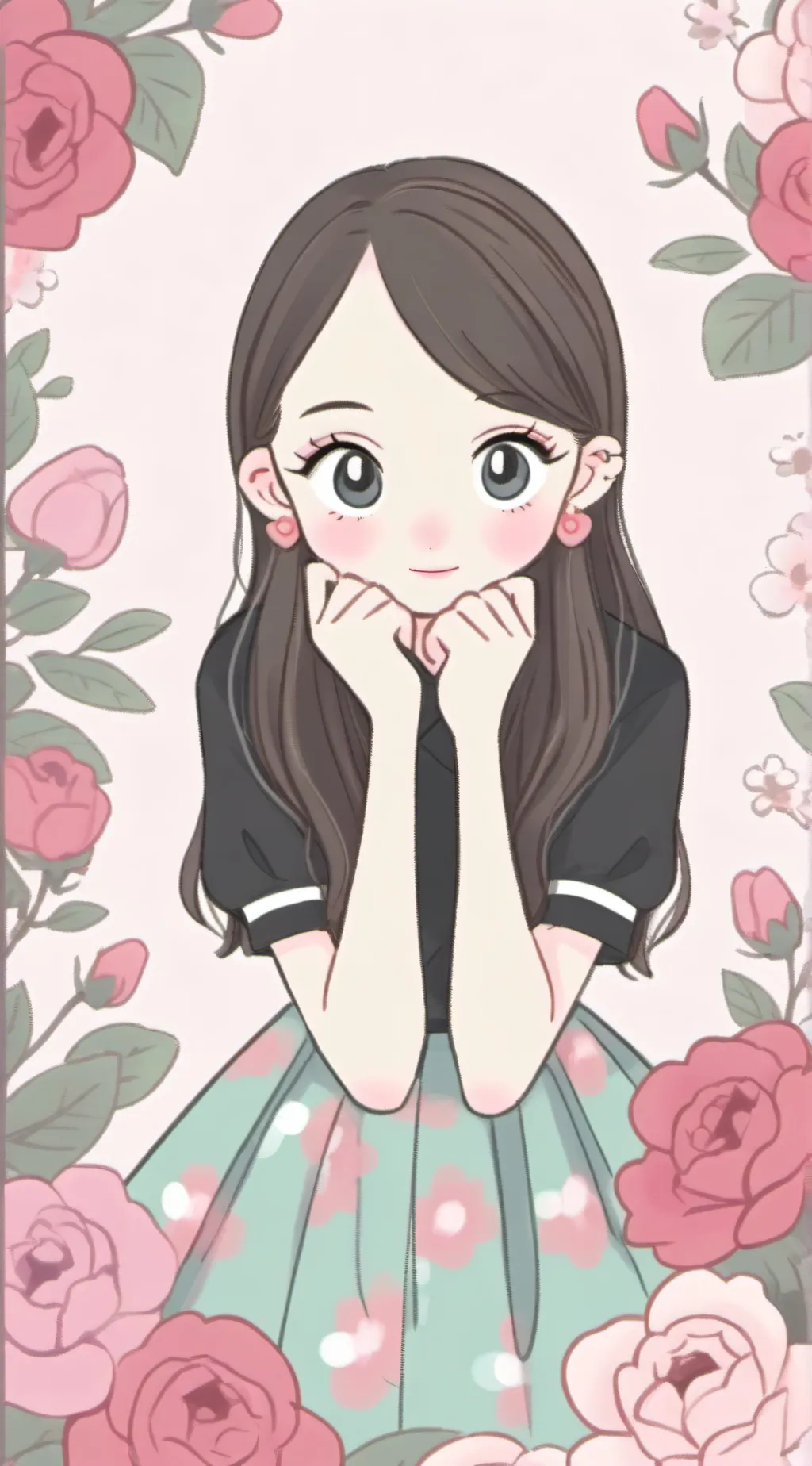 ai character: Williow background