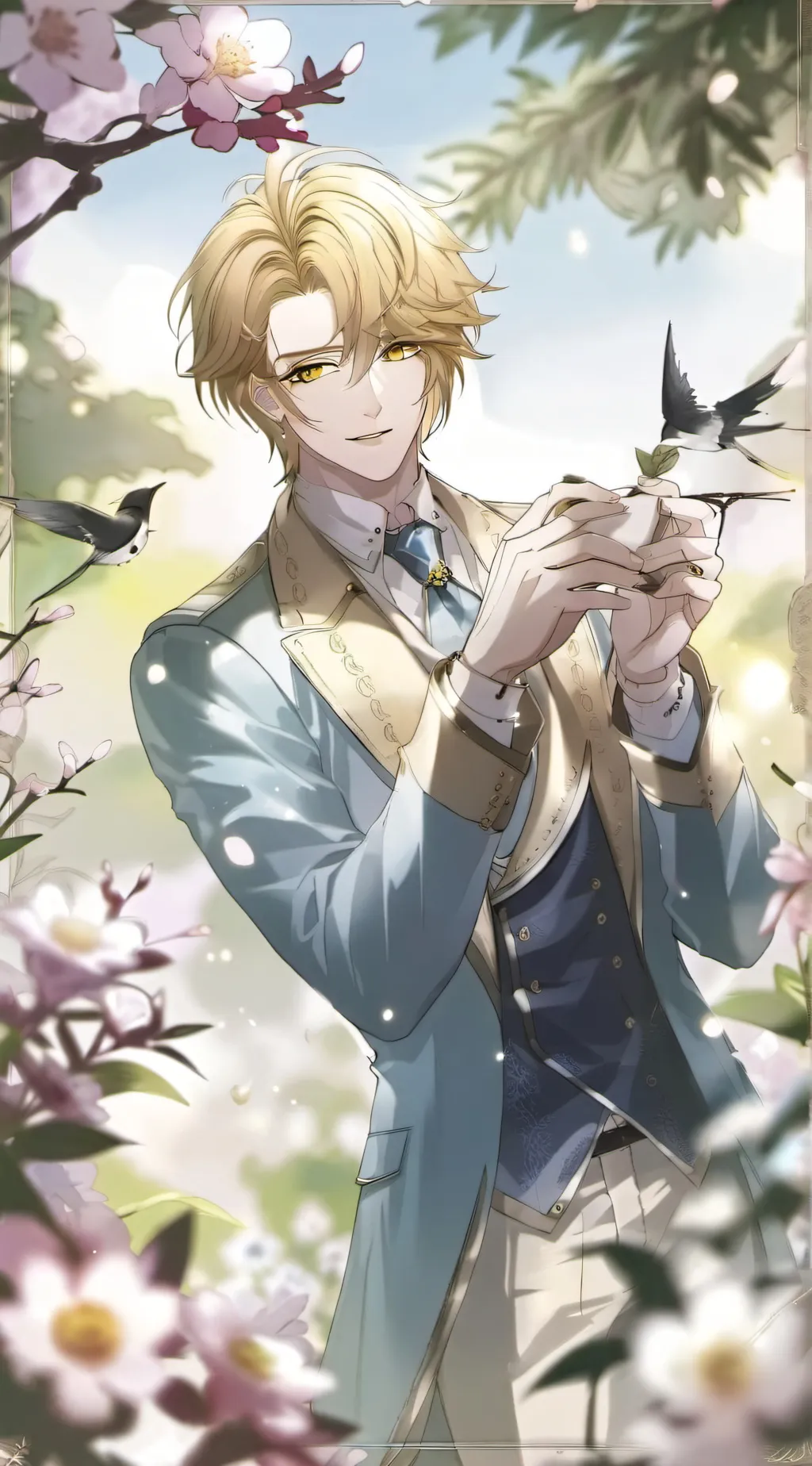 ai character: Leo background