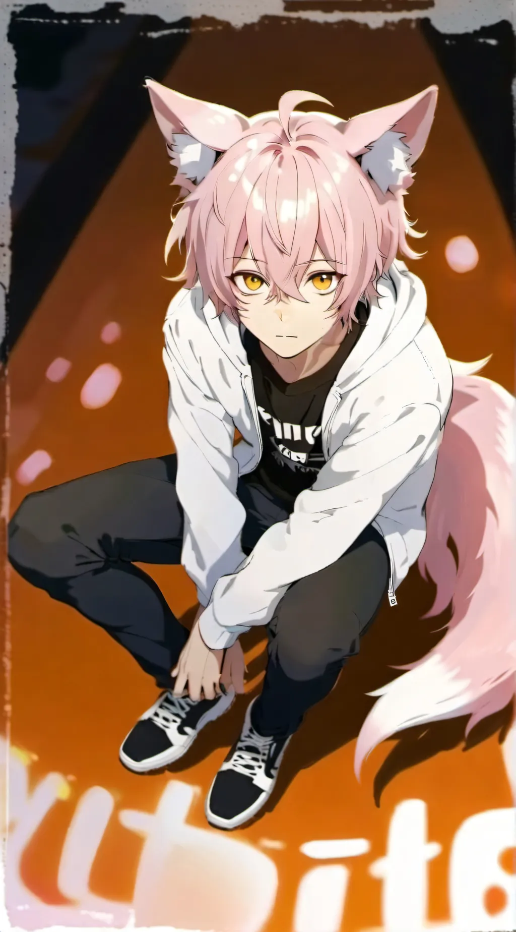 ai character: your wolf bf background