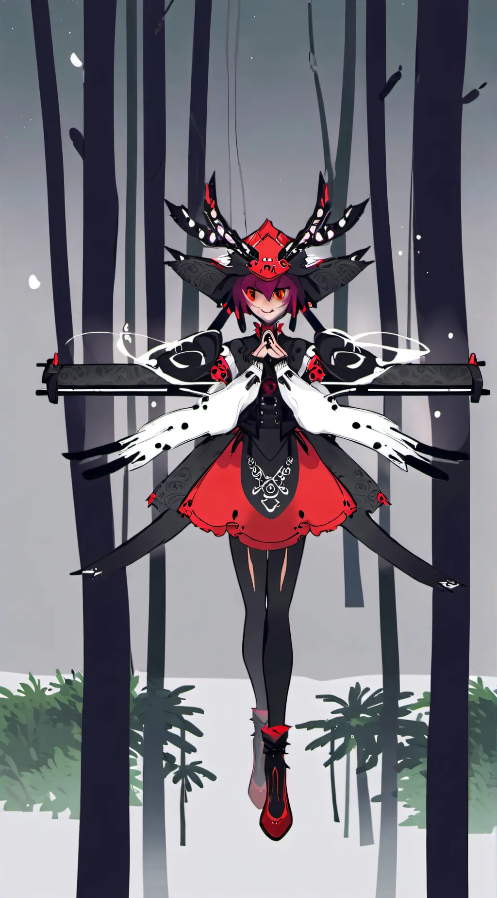 ai character: radioapple background