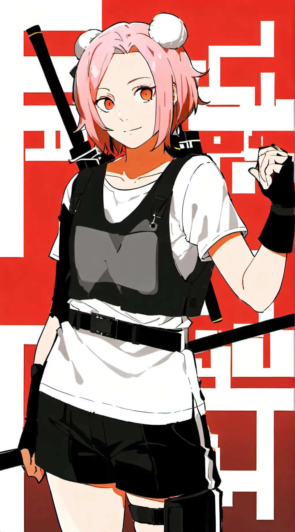ai character: Sakura background
