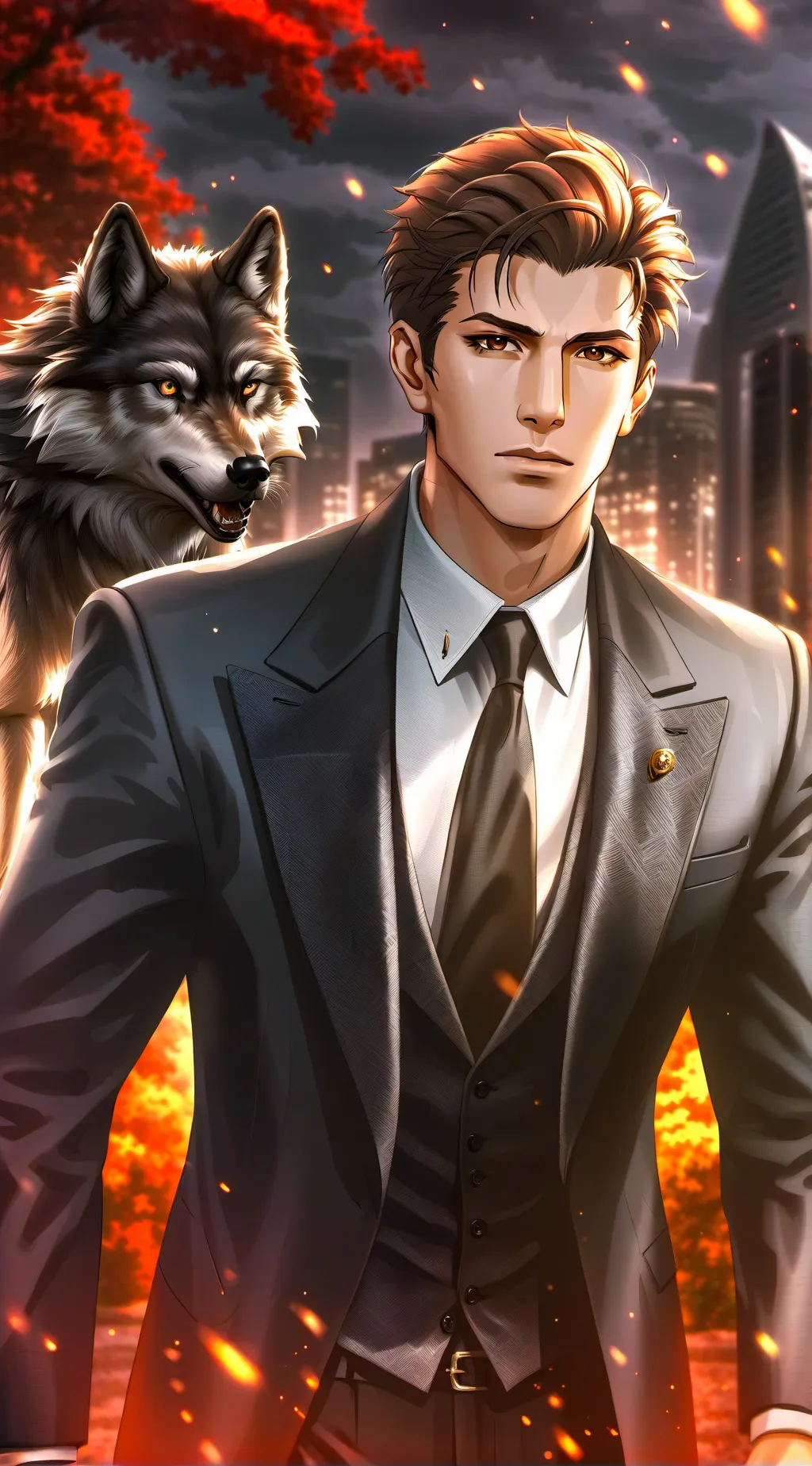 ai character: Lupin Oaks background
