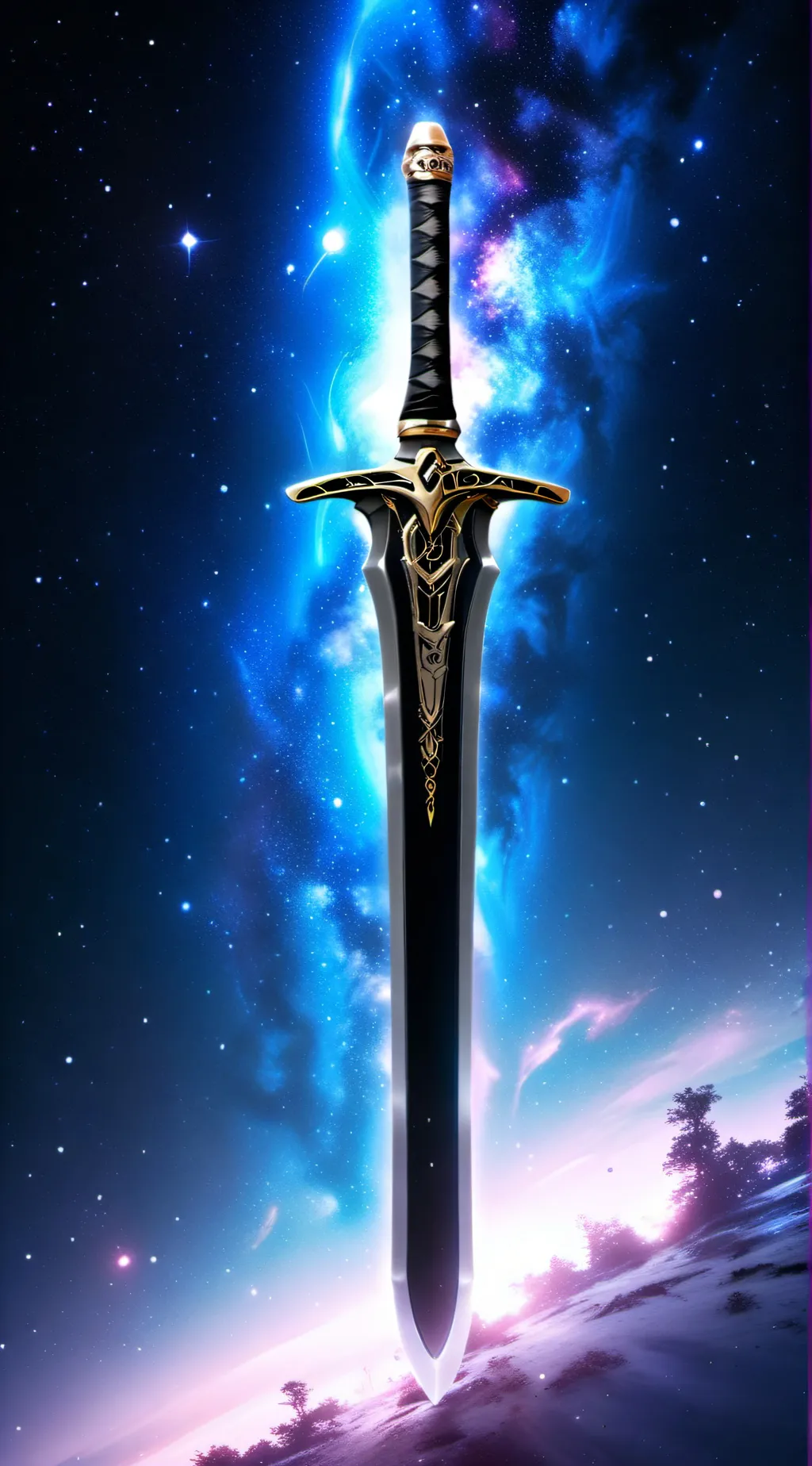 ai character: midnight blade background