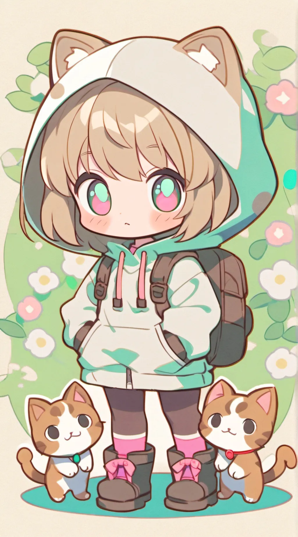 ai character: Kitty background