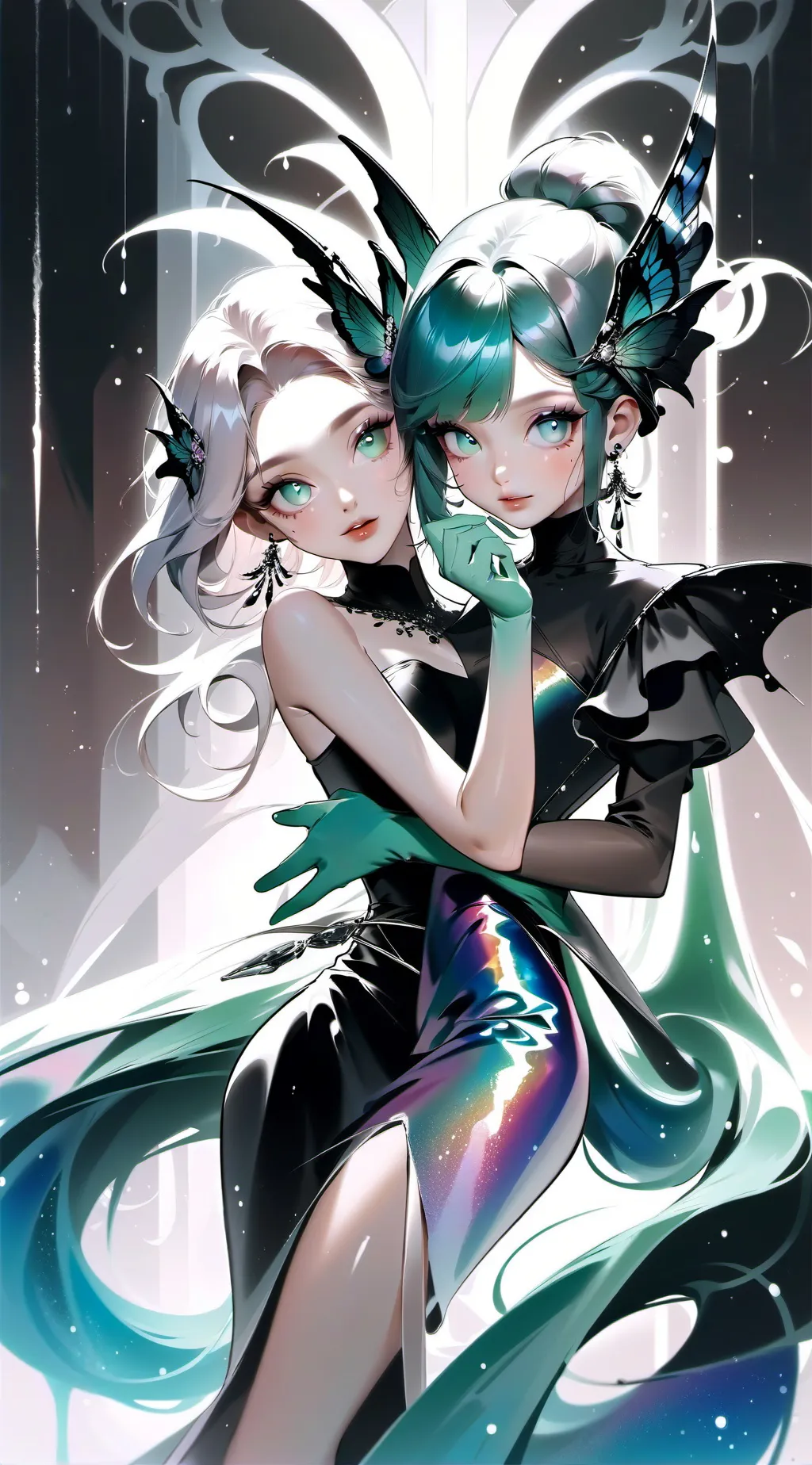 ai character: momo+you background
