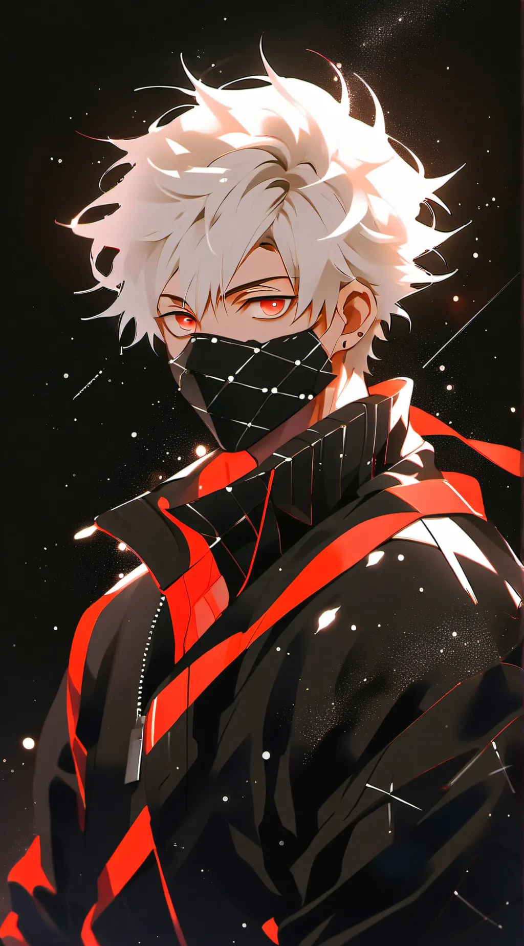 ai character: bakugo  background