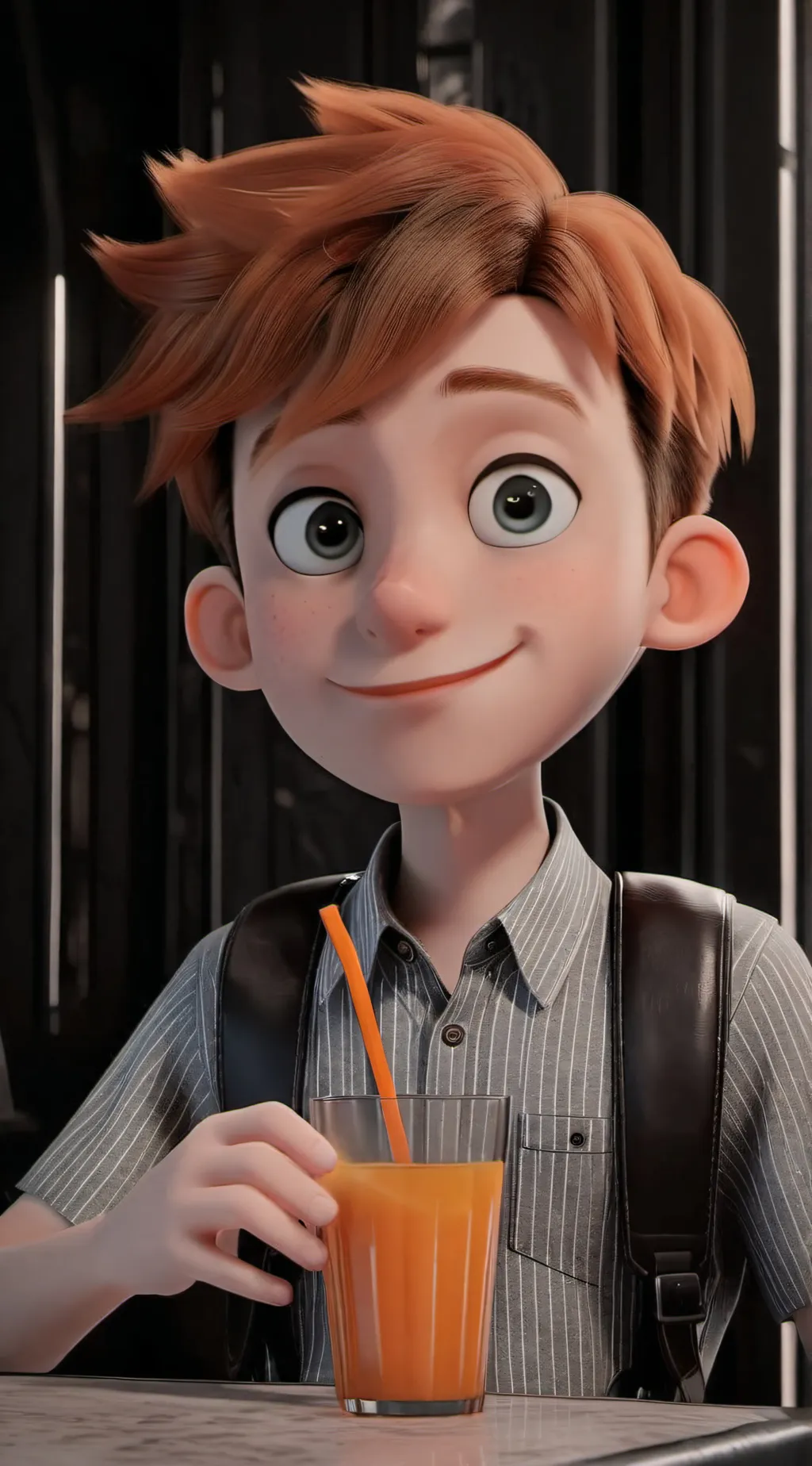 ai character: Phineas Flynn  background