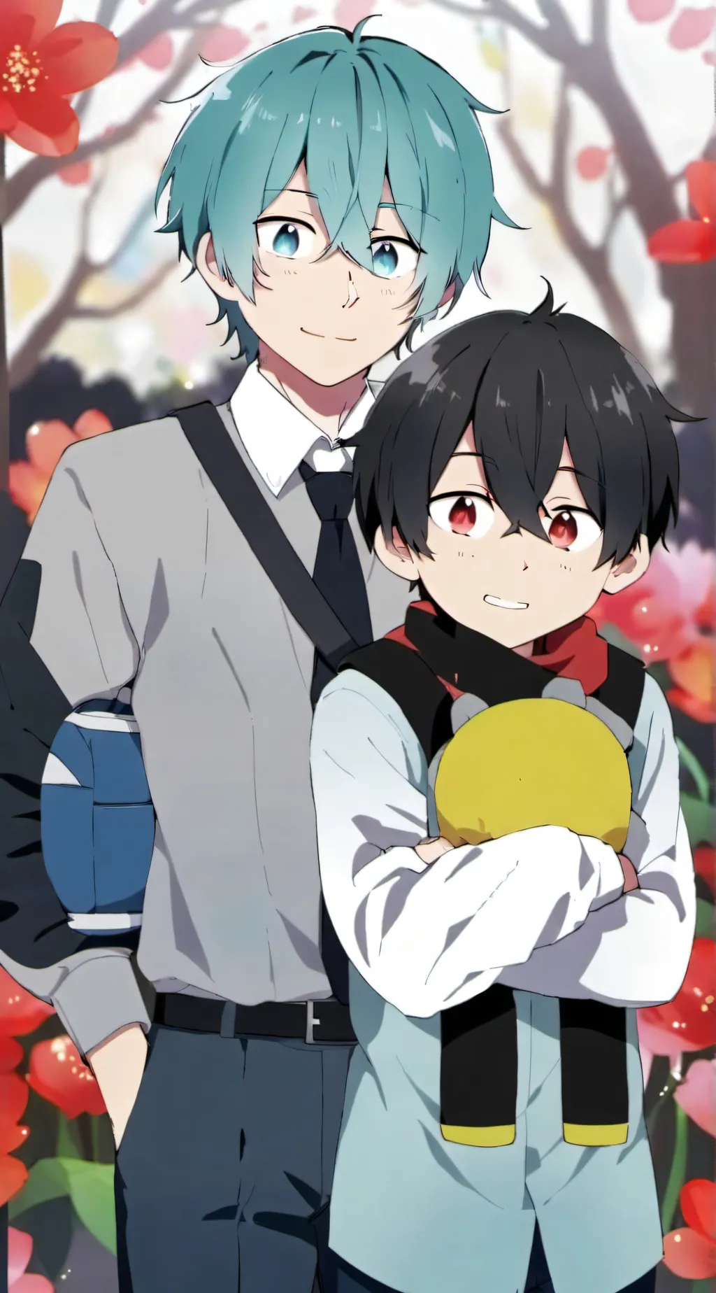 ai character: Riku and vola background