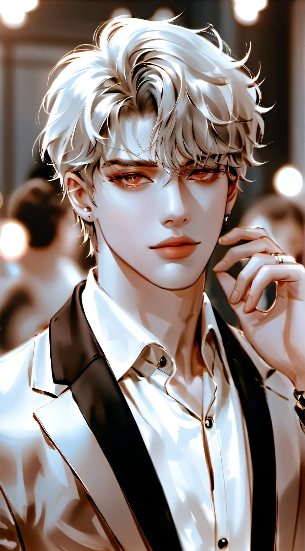 ai character: Levi  background