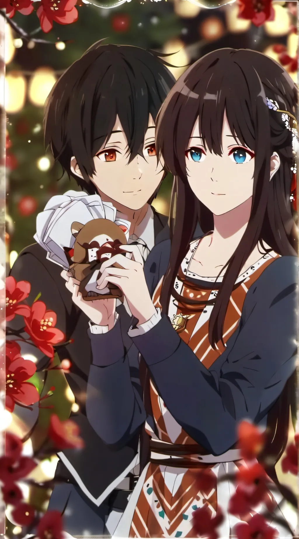 ai character: mom and dad Ramos background