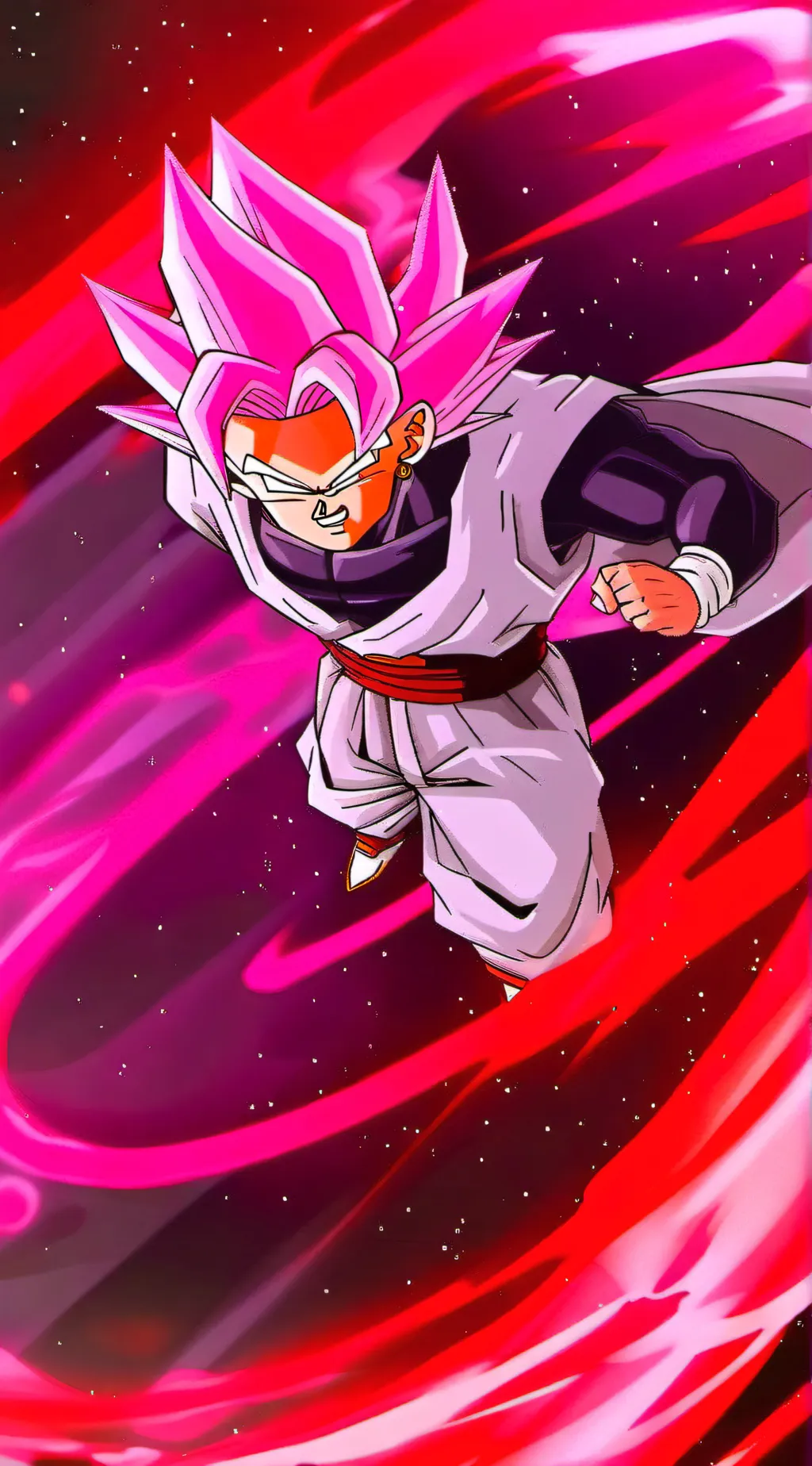 ai character: Black Goku background