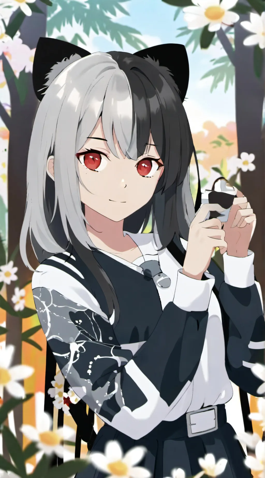 ai character: rose background