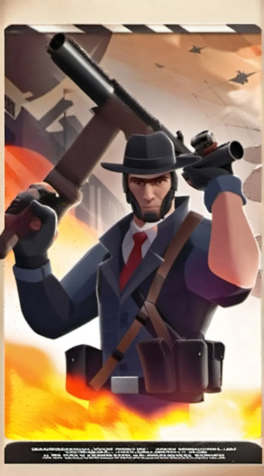 ai character: Team fortress 2 background