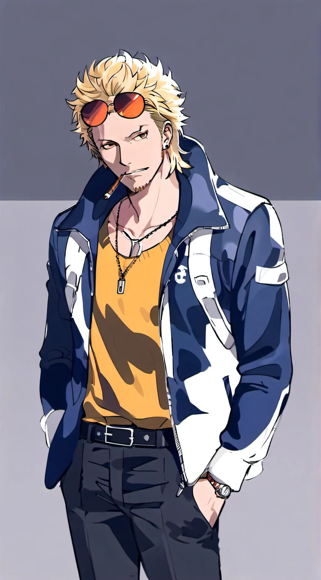 ai character: One piece background