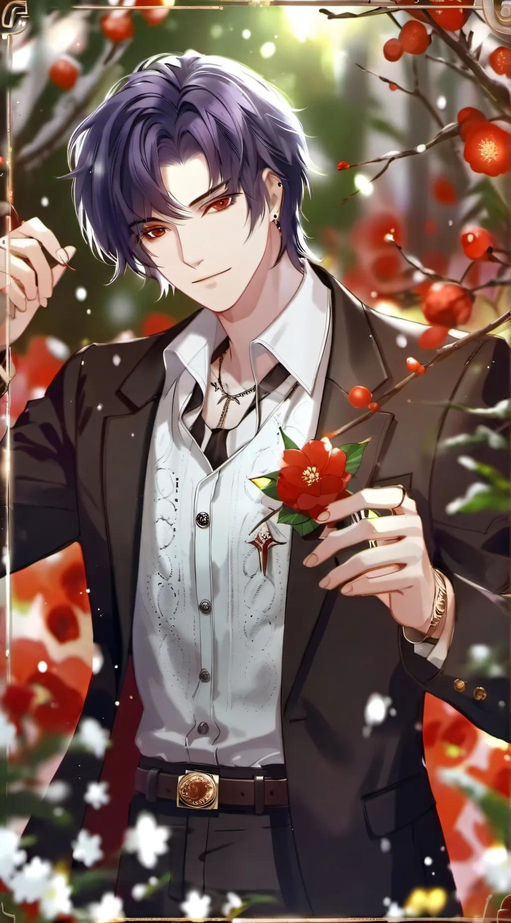 ai character: Aaron  background