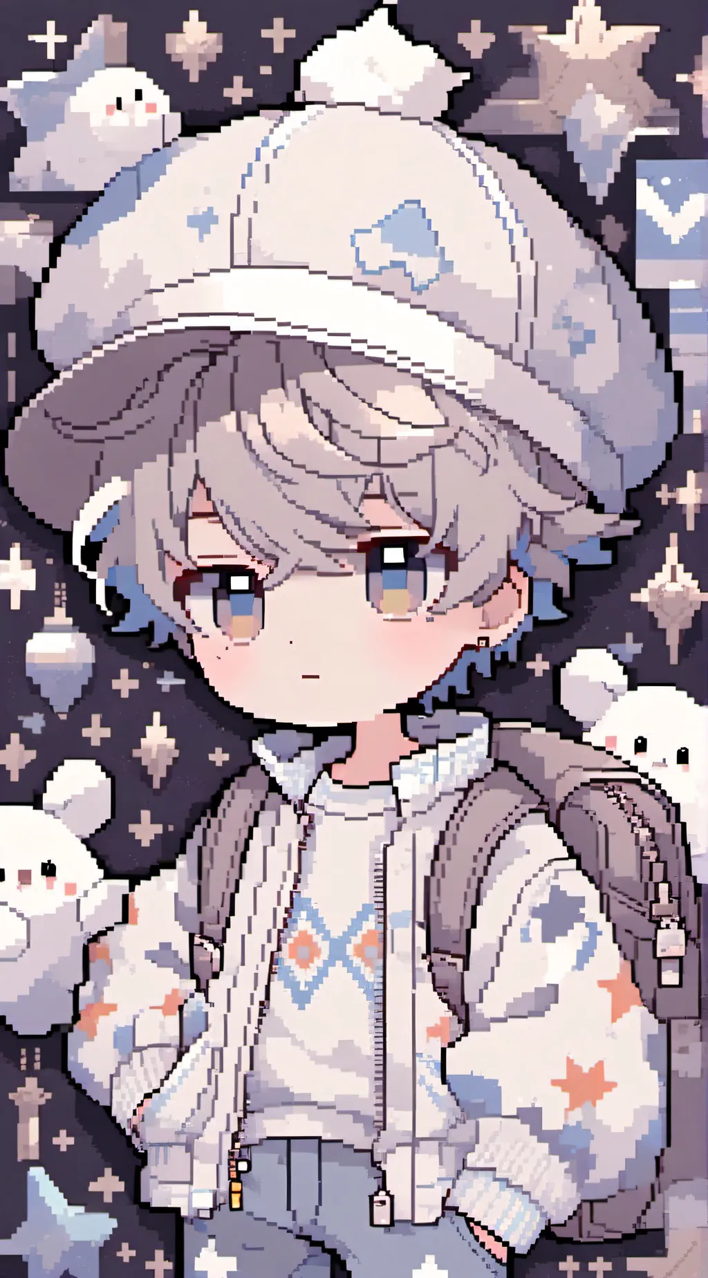 ai character: Lunar background