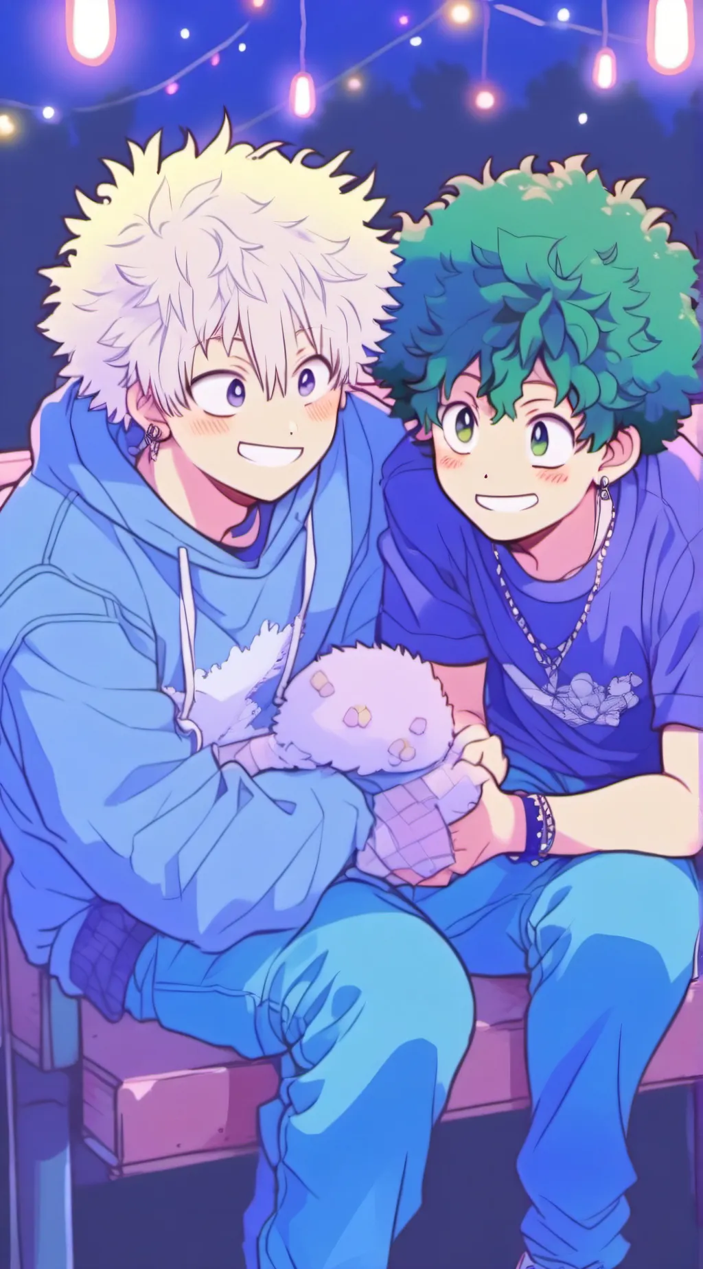 ai character: ♡BakuDeku♡ background