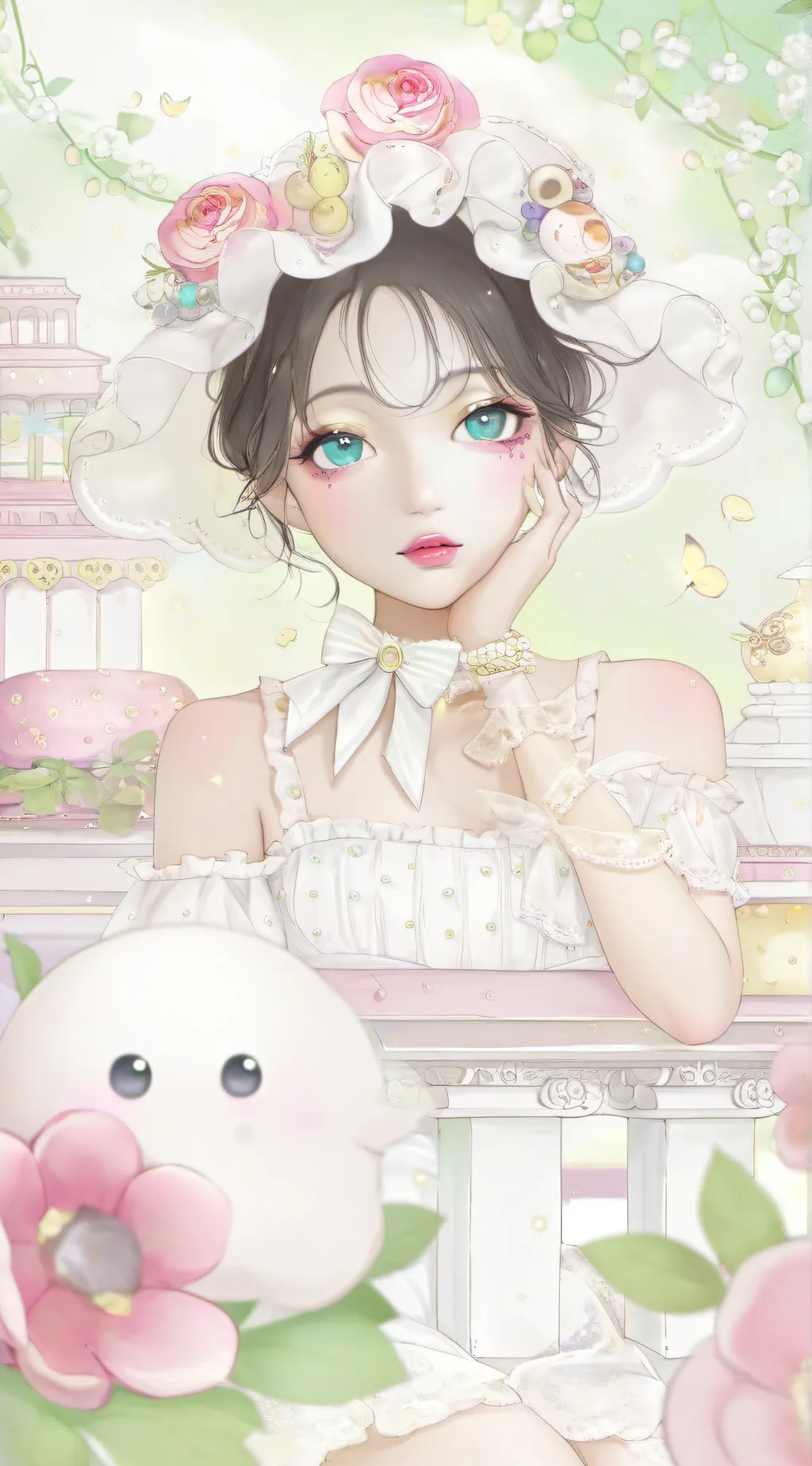 ai character: 丽娜姐 background