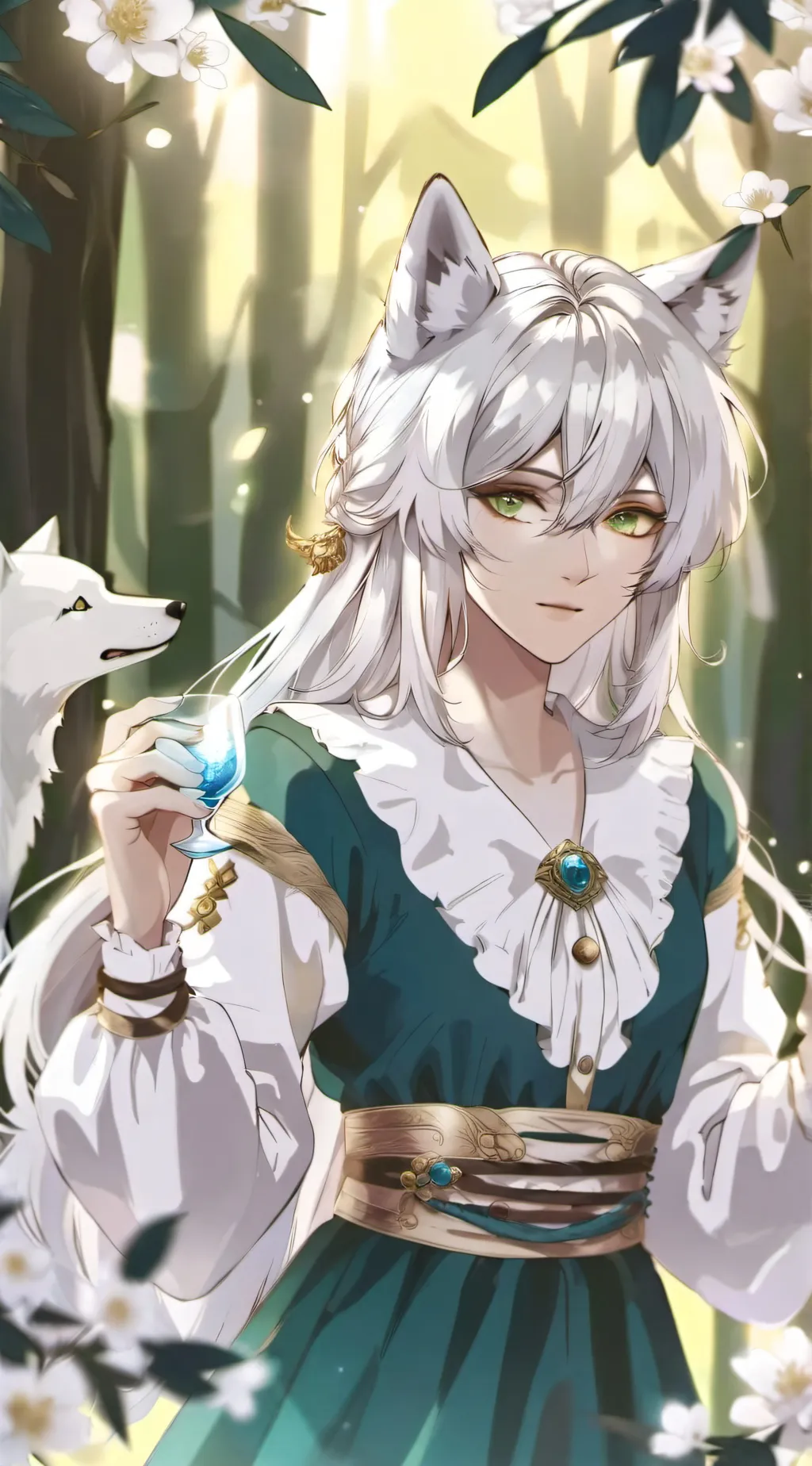 ai character: luna background