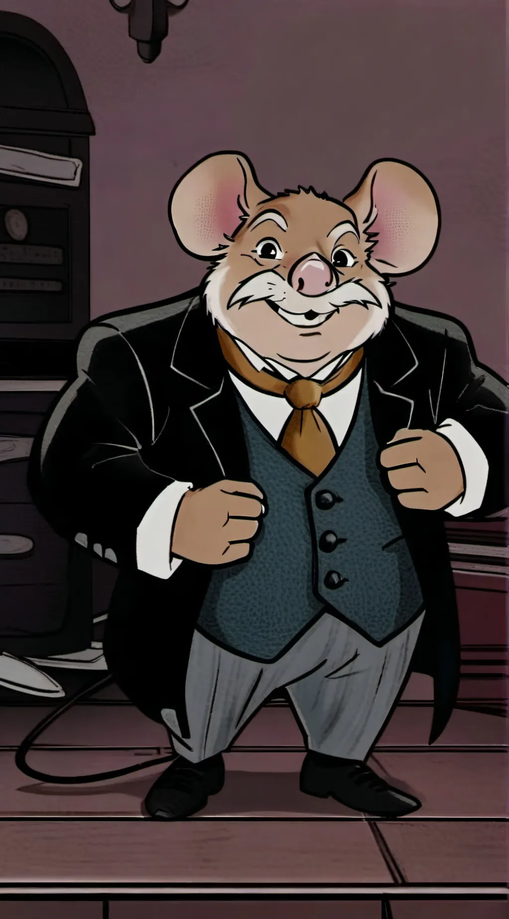 ai character: Dawson background