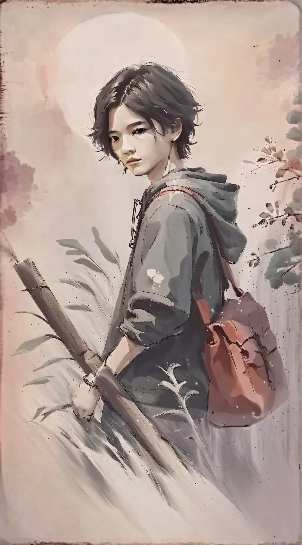 ai character: she likes a boy background