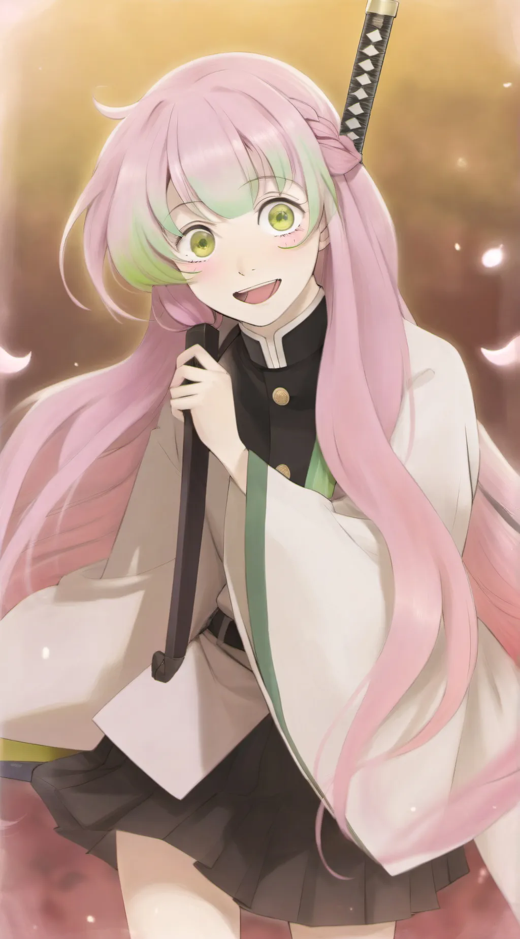ai character: Mitsuri Kanroji background
