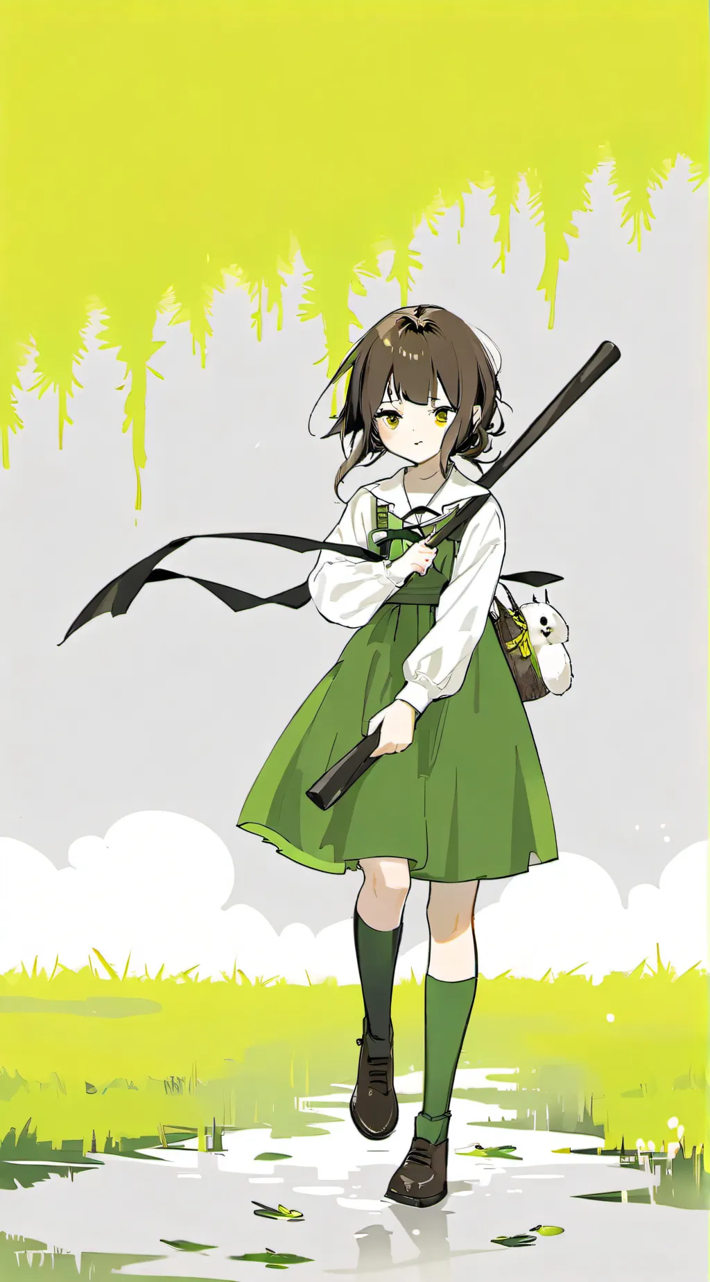 ai character: furry infection background