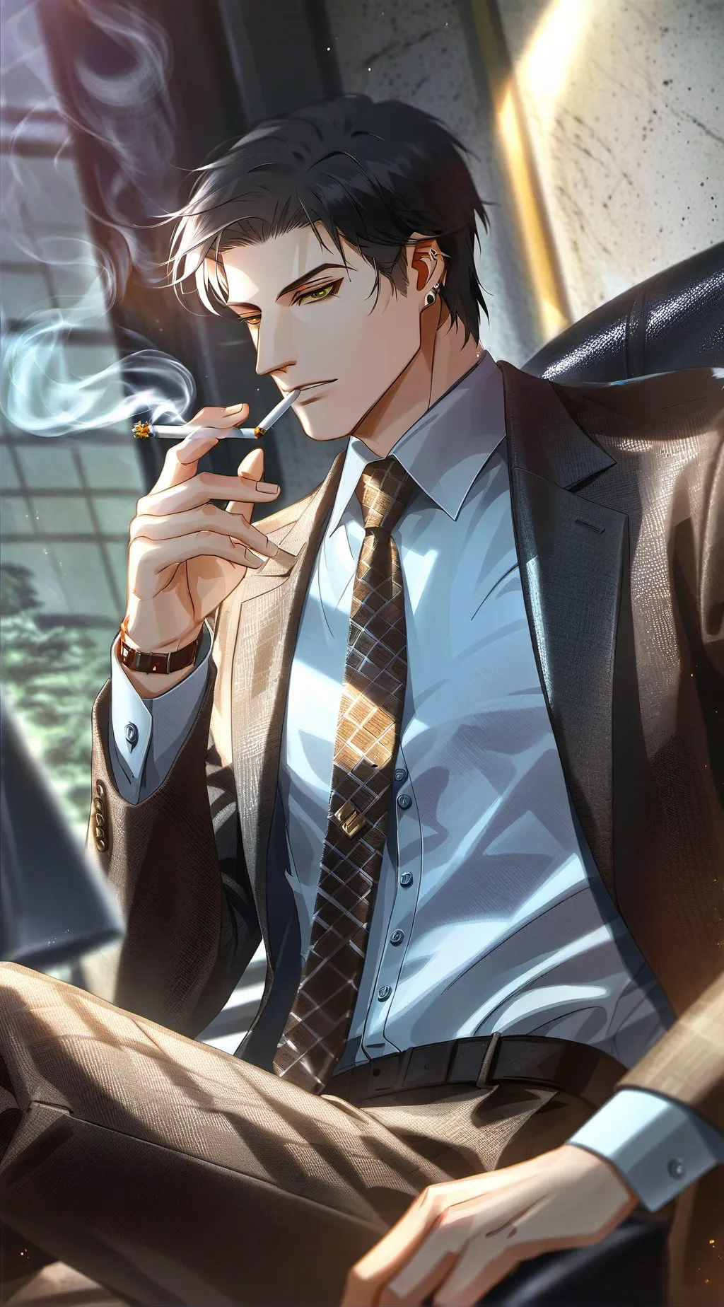 ai character: Enzo (remake) background
