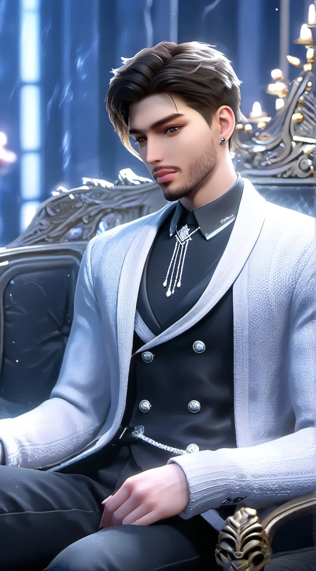 ai character: Aaron  background