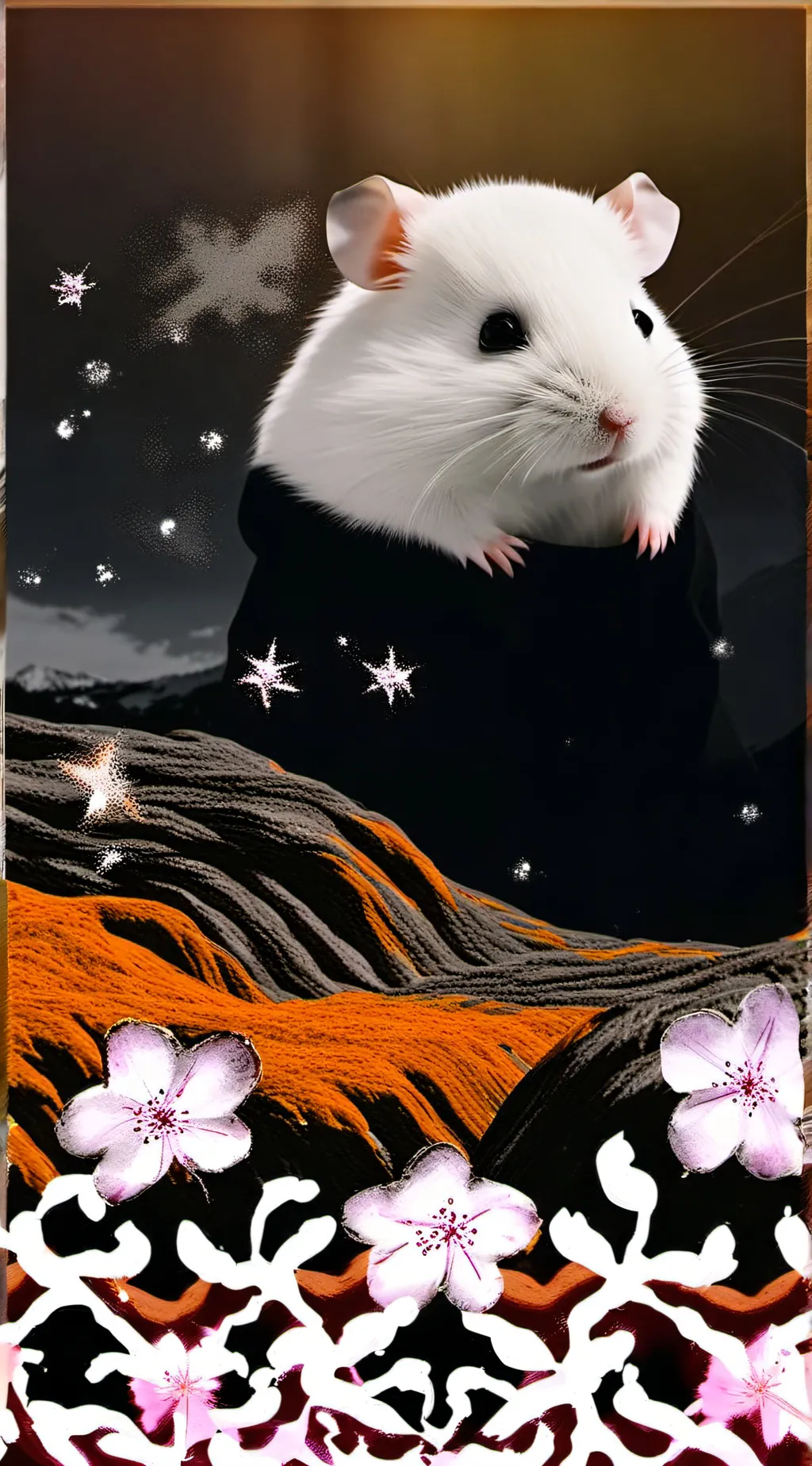 ai character: Marshmallow background
