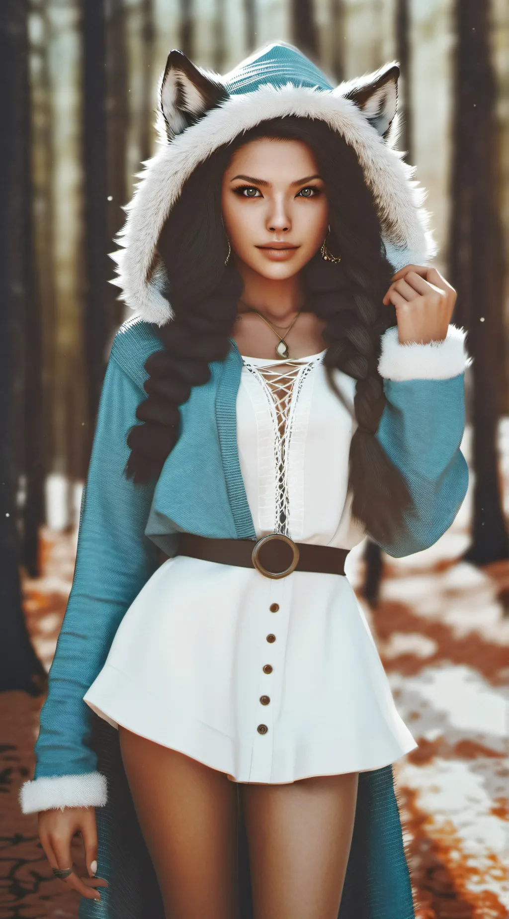 ai character: Loona background