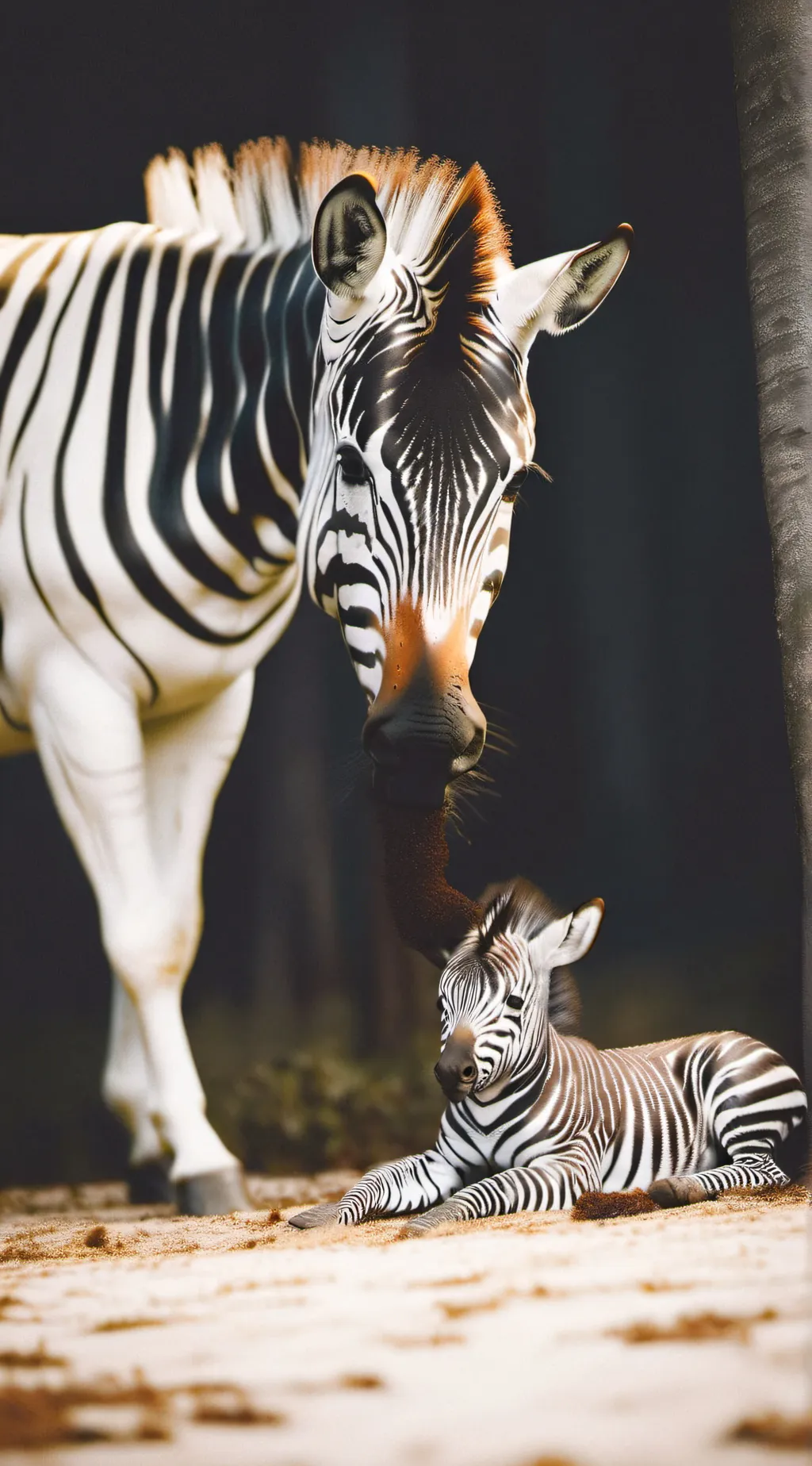 ai character: Zebra killer  background