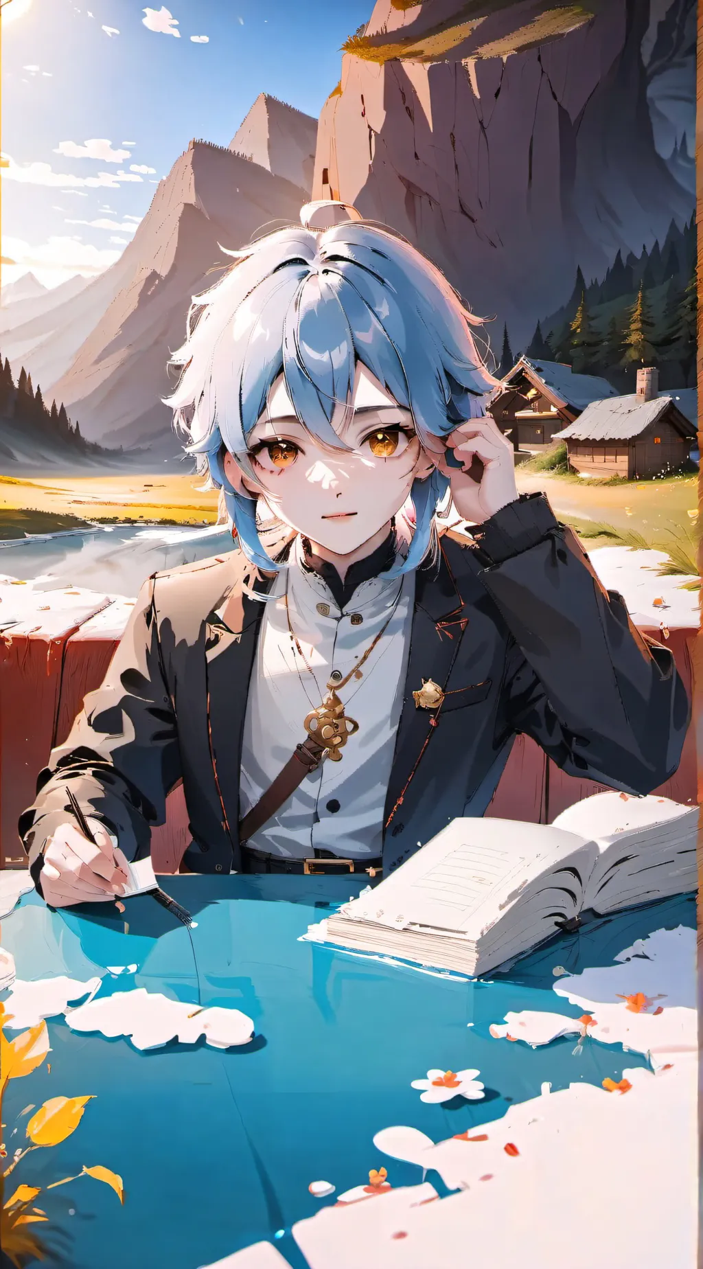 ai character: Cameron background