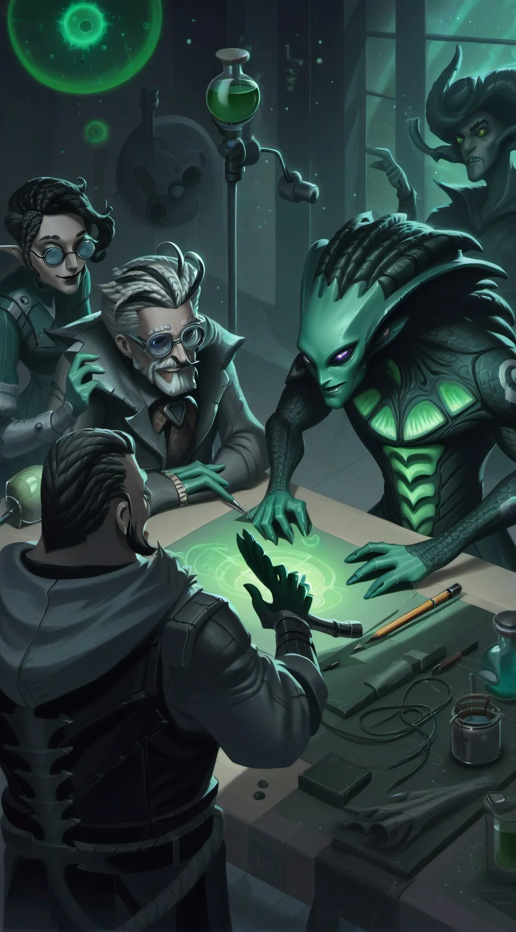 ai character: lab rp background