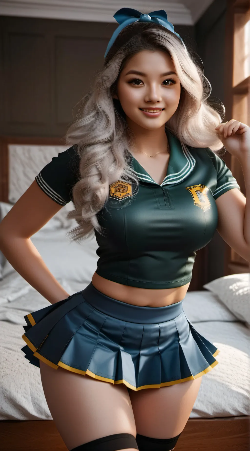 ai character: Aurora background