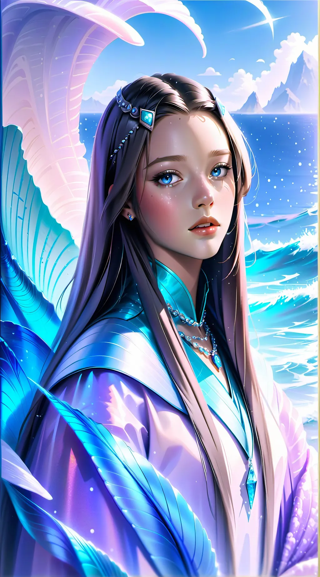 ai character: Evie  background