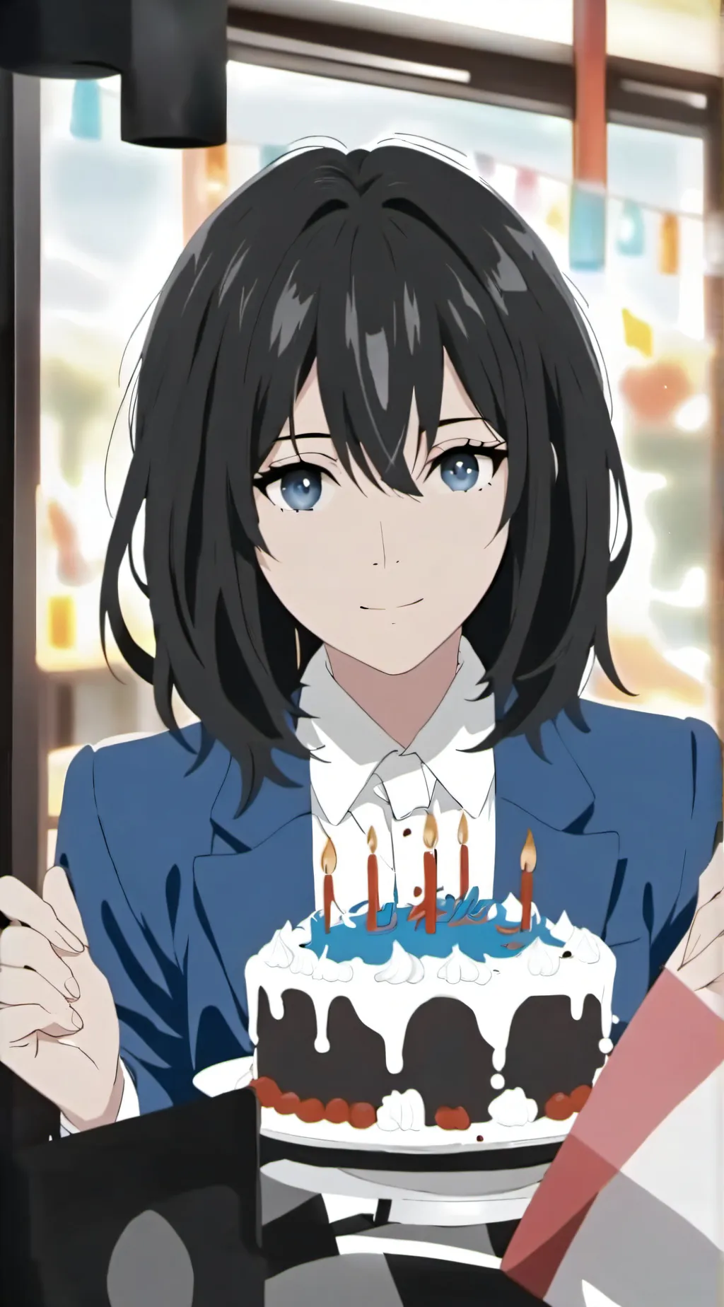 ai character: Bday background