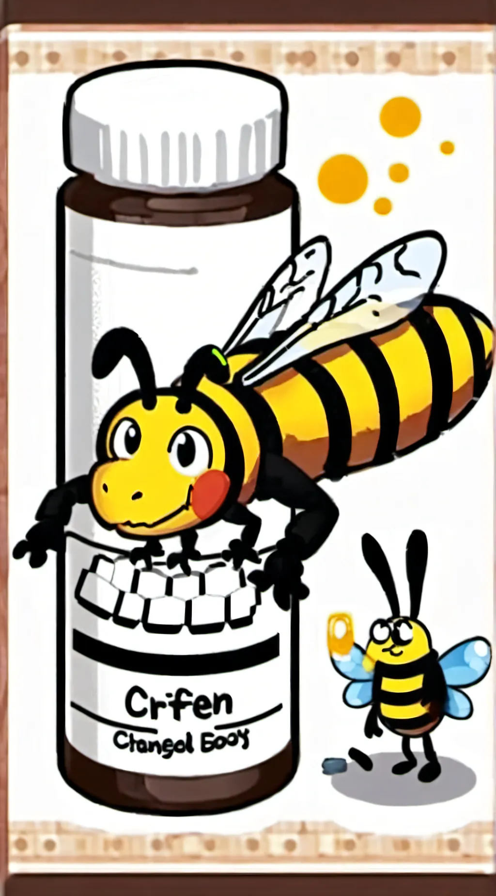 ai character: honey goo changed background