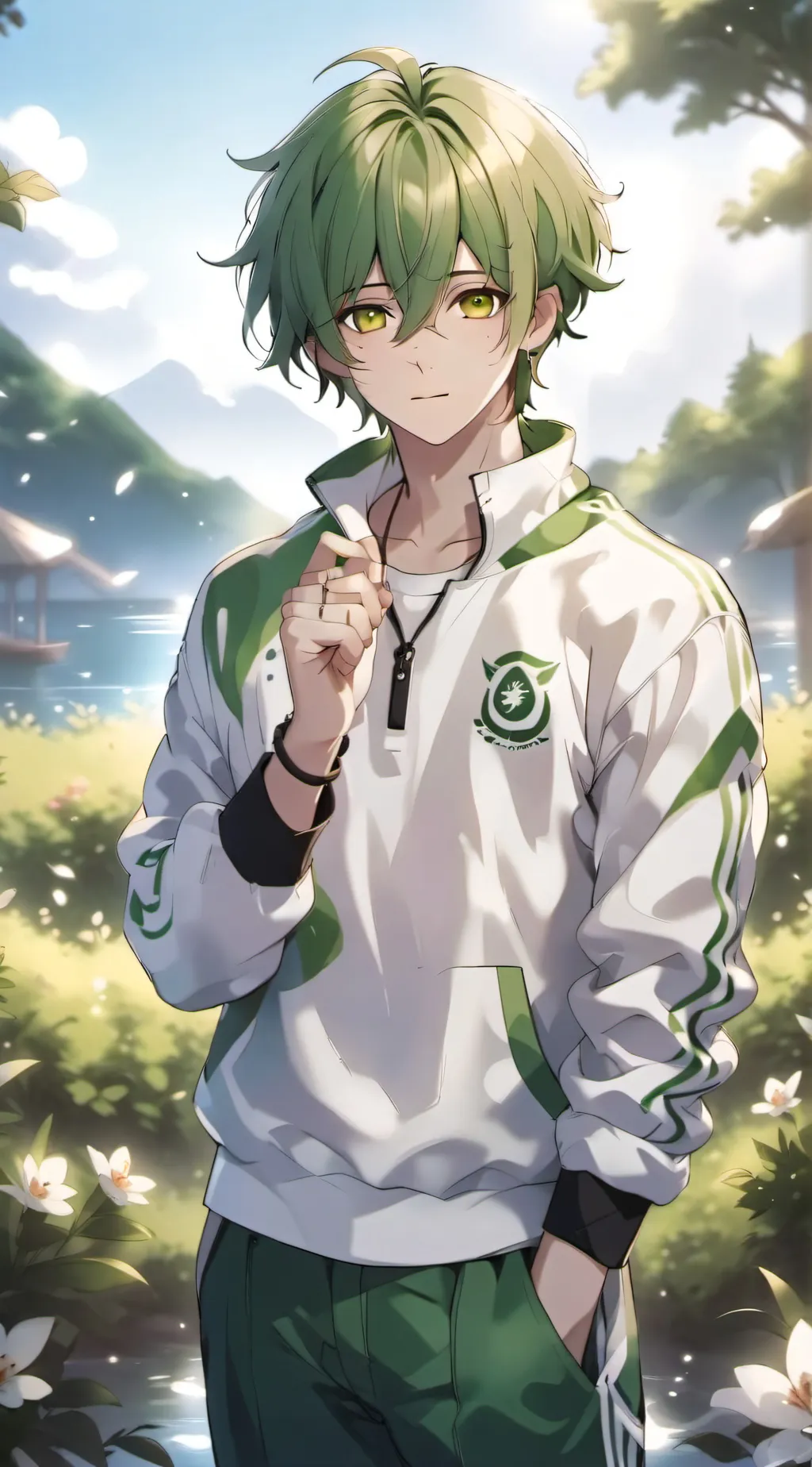 ai character: Deku background