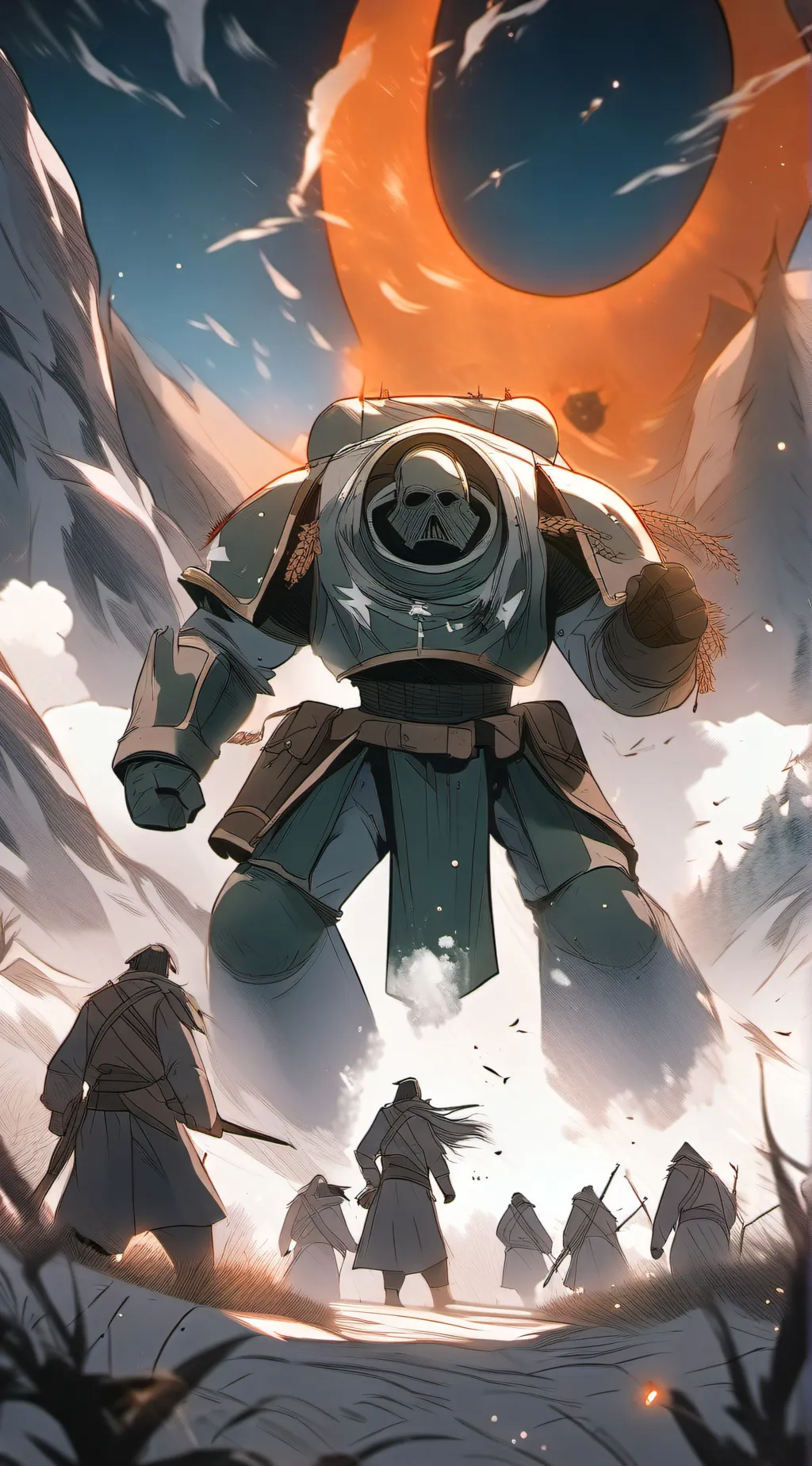 ai character: battle wars background