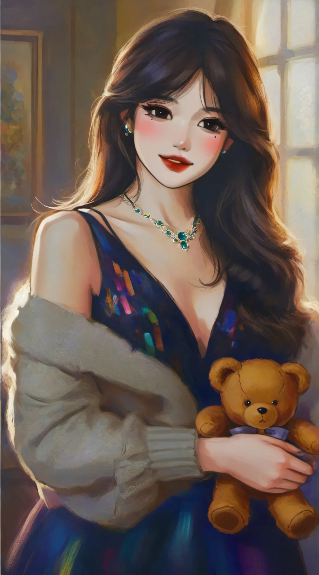 ai character: Lucie background