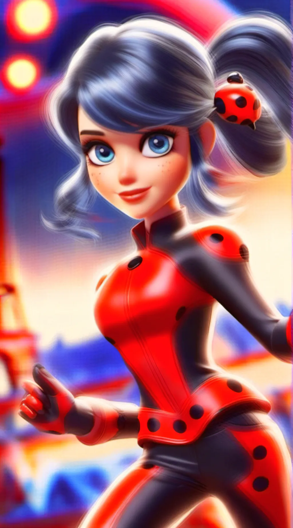 ai character: Ladybug background