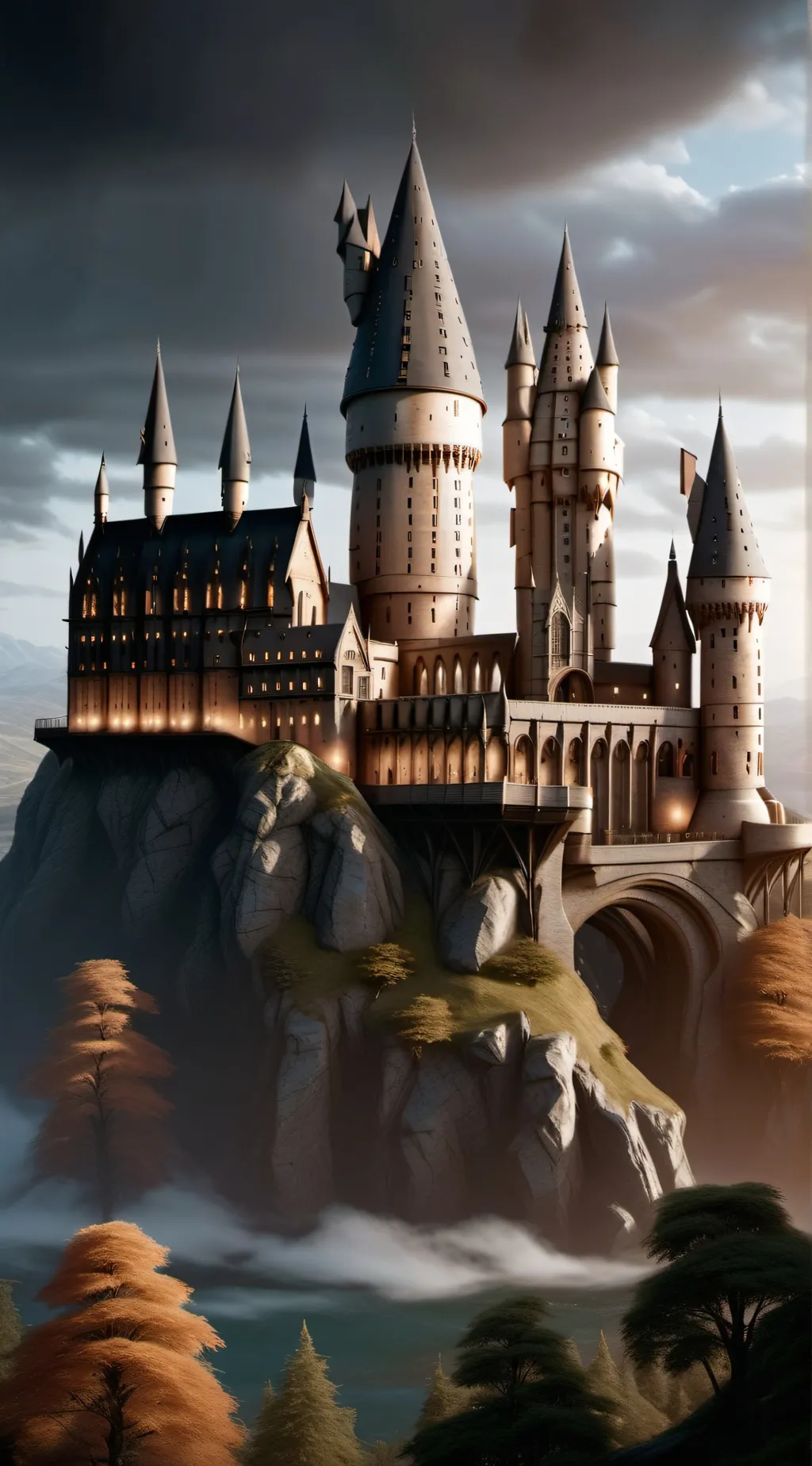 ai character: Hogwarts×ATLA background