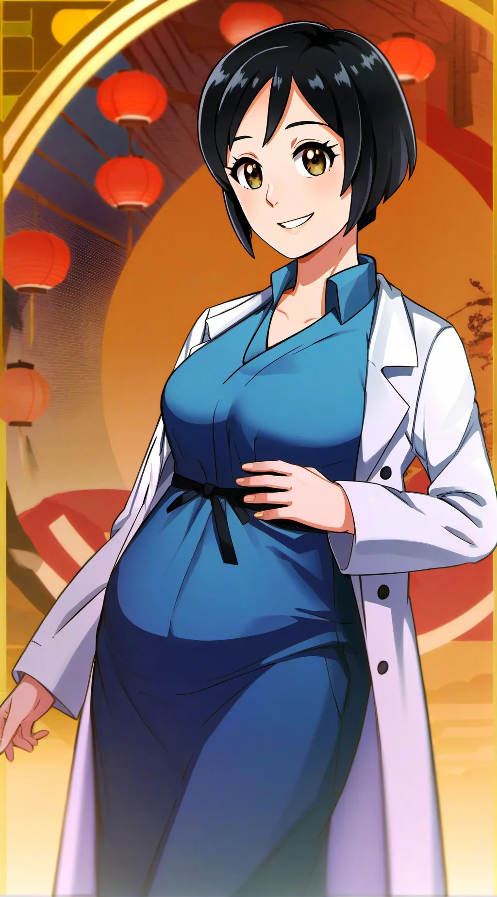 ai character: Tina background