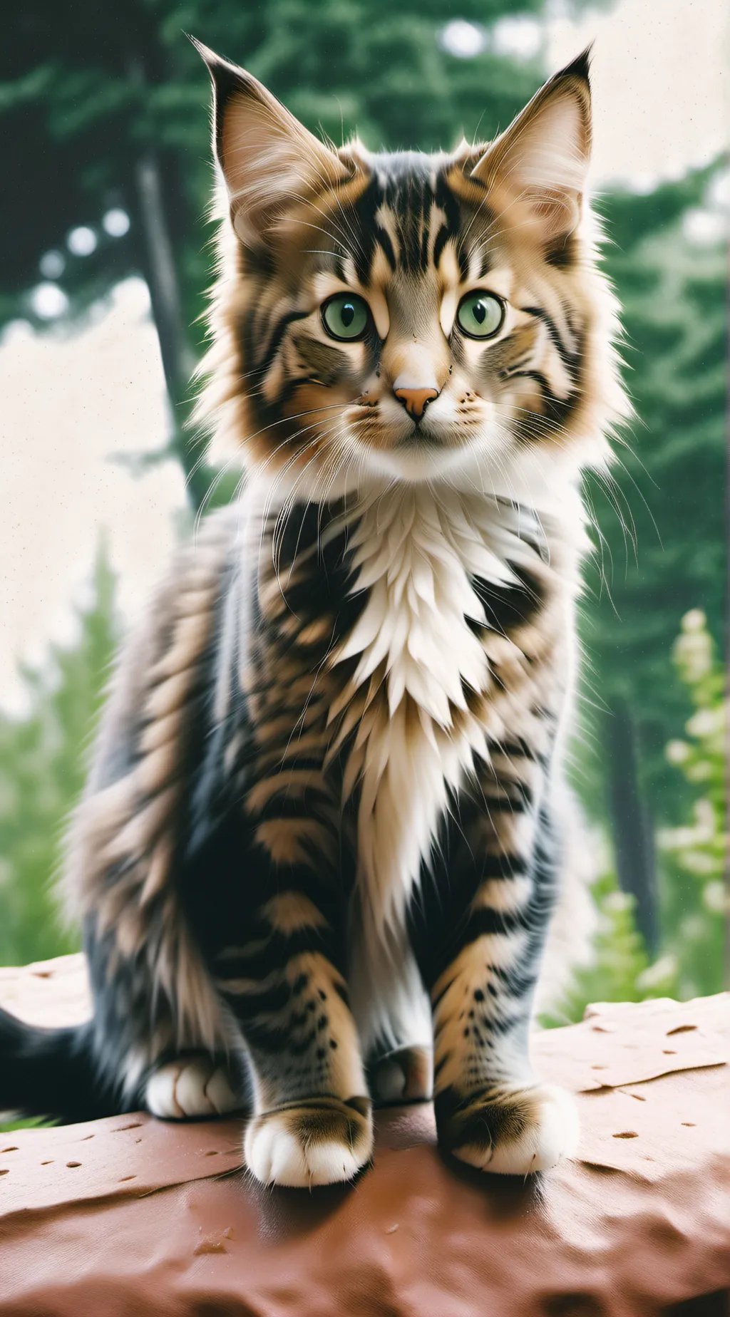 ai character: Kitty cat background